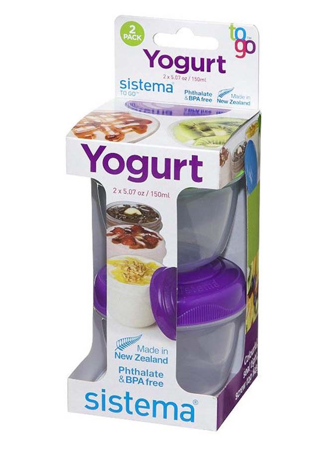 sistema - Sistema Yogurt To Go 2 Pack 150ML - Image 1