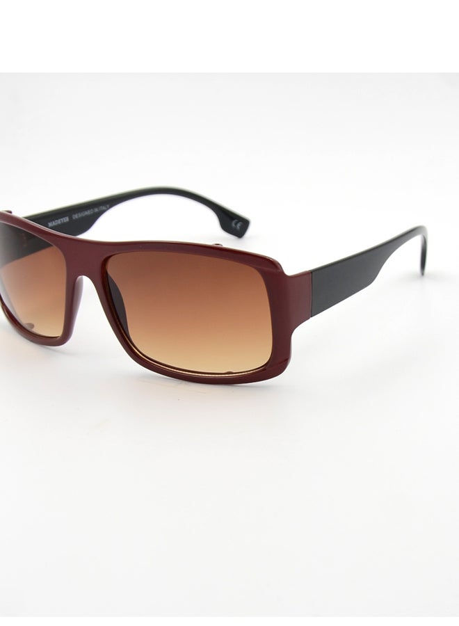 MADEYES نظارات شمسية للرجال بحماية من الأشعة فوق البنفسجية EE23P069-1 - أحمر/أسود - Image 2