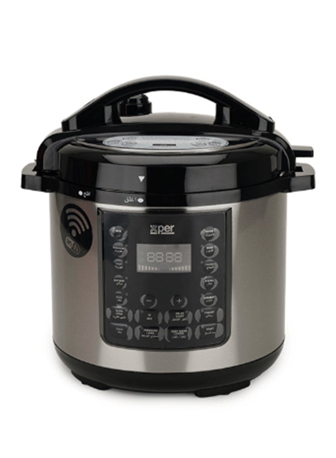 Xper Pressure Cooker 6 Liters, 1000 Watts, Granite, Wi-Fi, Mandi Attachment, XPPC1006 - Image 5