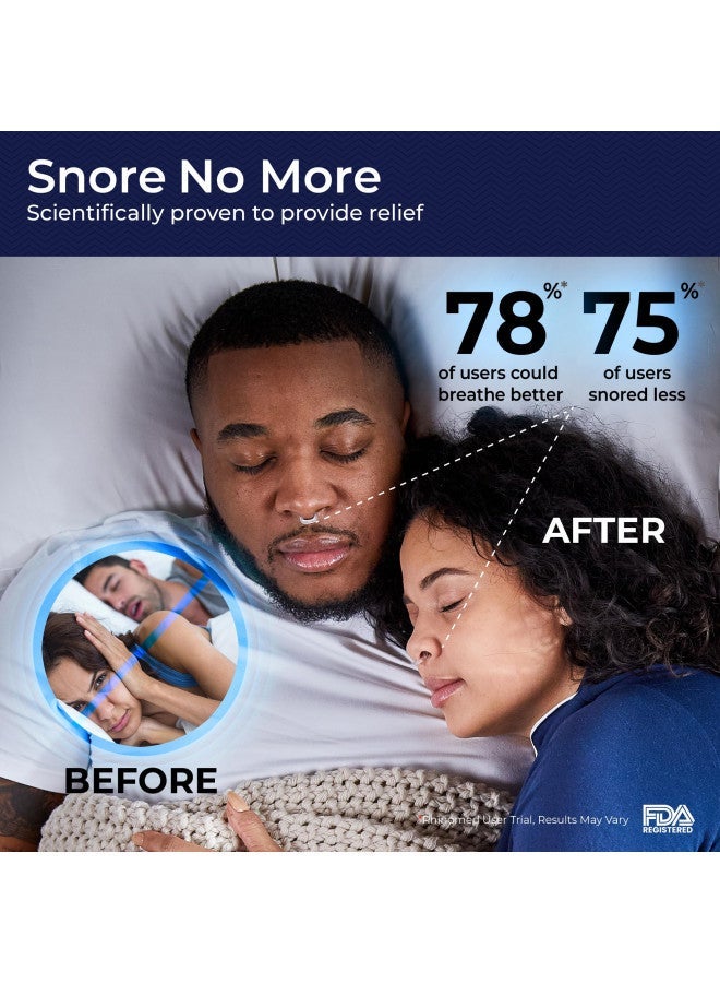 Rhinomed Mute Nasal Dilator for Snoring Relief – Anti-Snore Nose Vents for Better Sleep, Improves Airflow, Reusable & Adjustable, Medical-Grade Material, Comfortable Fit – 3-Pack Small by Rhinomed - Image 2