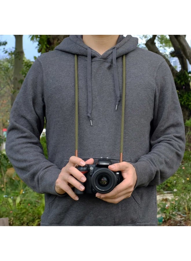 VKO 120cm Camera Strap, Soft Camera Strap Neck Shoulder Strap for Mirrorless DSLR SLR Camera Green - Image 2