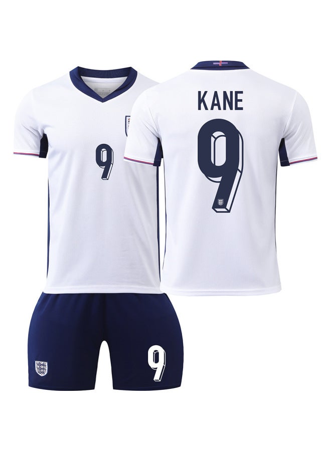 24 England Home No. 9 Football Jersey - Image 1