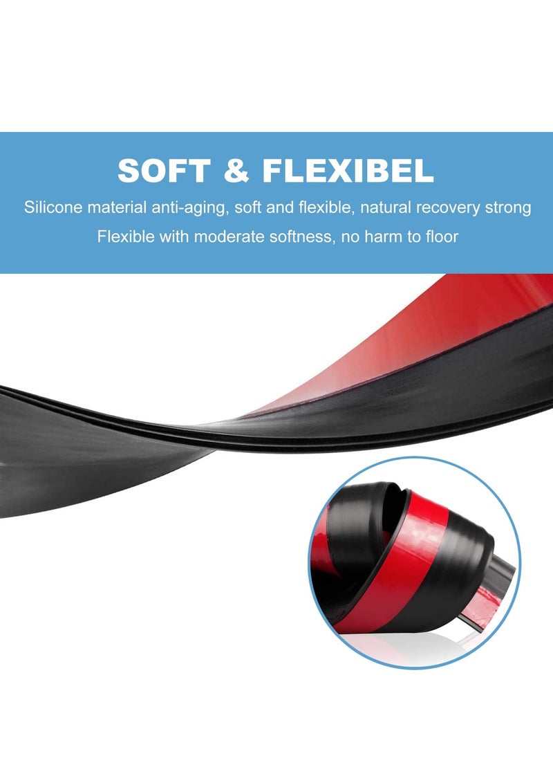 Generic Door Draft Stopper, 120 cm Length Under Door Seal, Door Sweep for Exterior & Interior Doors, Door Bottom Draft Blocker Dust and Noise Insulation Weather Stripping Draft Guard Insulator, Black  - Image 4