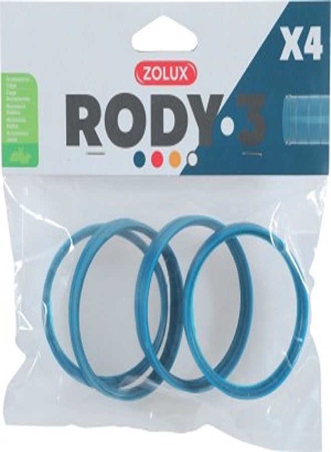 ZOLUX RODY.3 CONNECTOR RING x4 - BLUE 