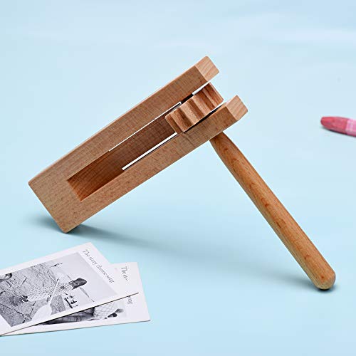 DOMG 2 Pack Wooden Spinning Ratchet Noise Maker Grogger, Traditional Matraca for Parties, Sports Events and Celebrations - Image 5