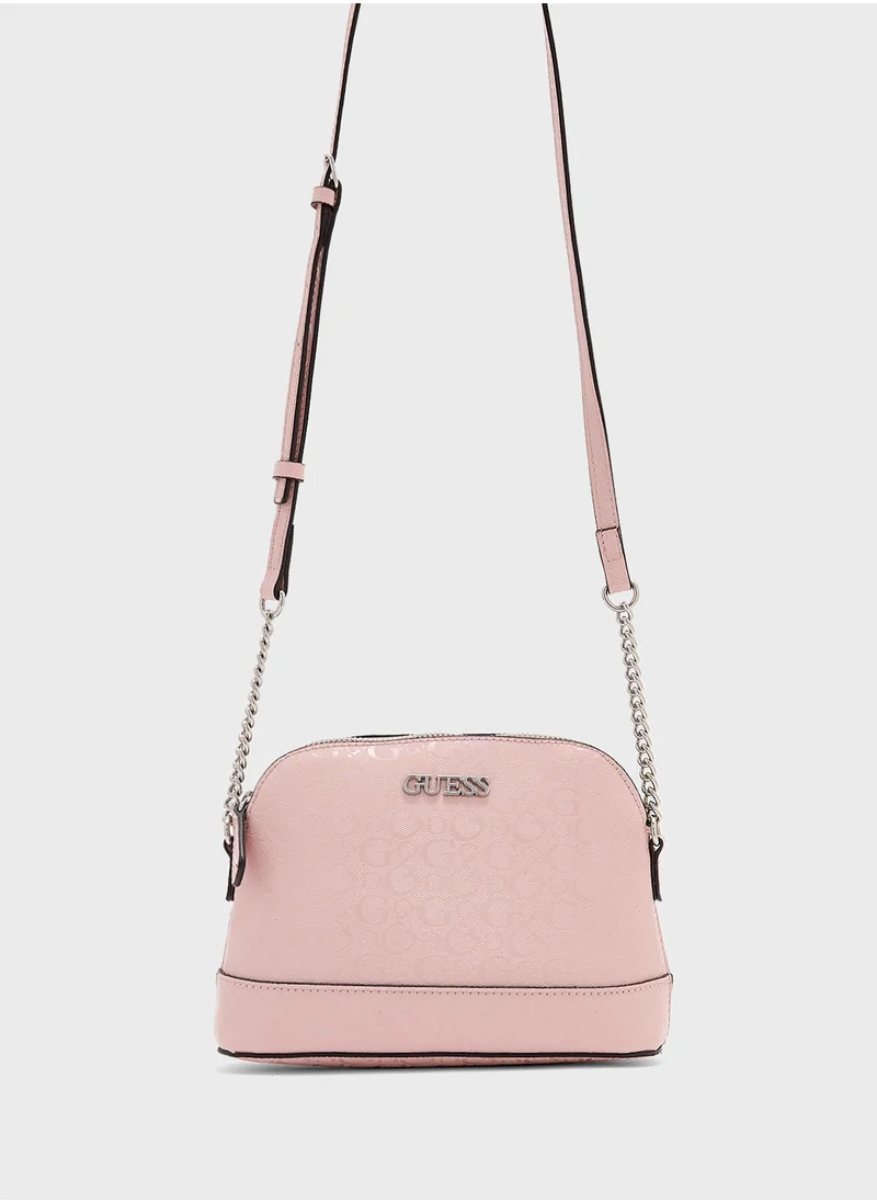 GUESS Tidewood Mini Top Zip Crossbody