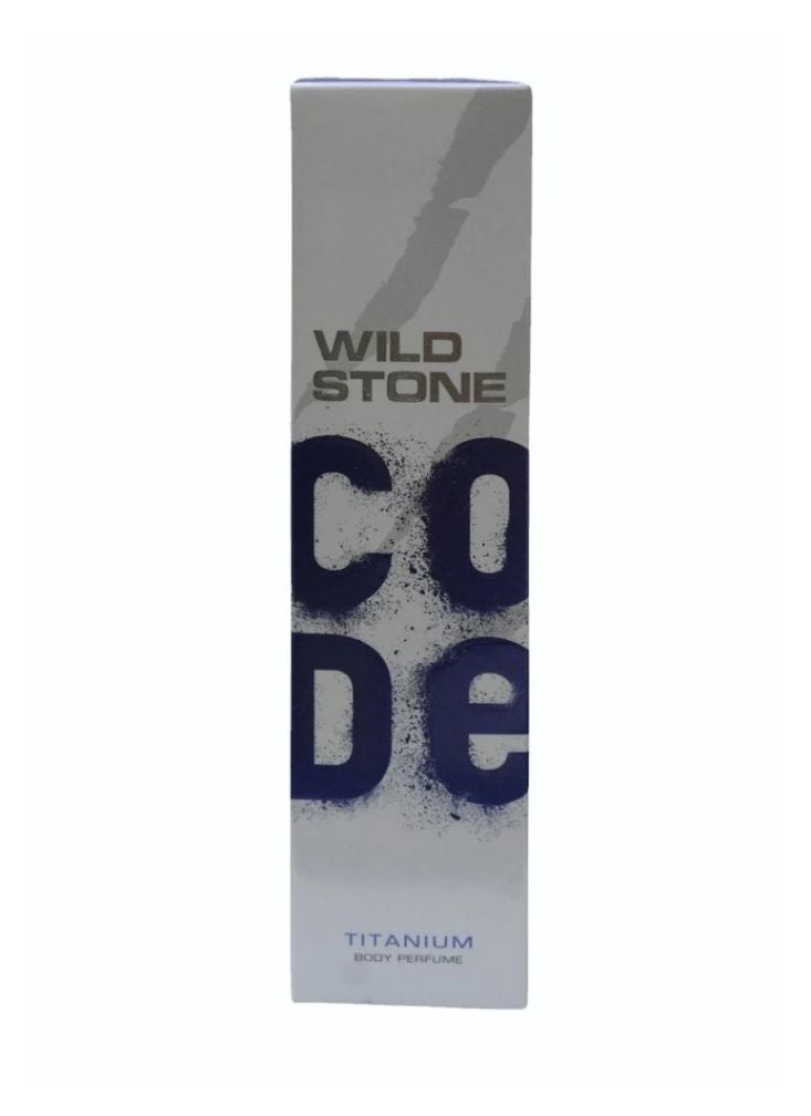 Wild Stone Code Titanium Body Perfume Spray 120ml – Long Lasting Fresh Fragrance for Men - Image 1