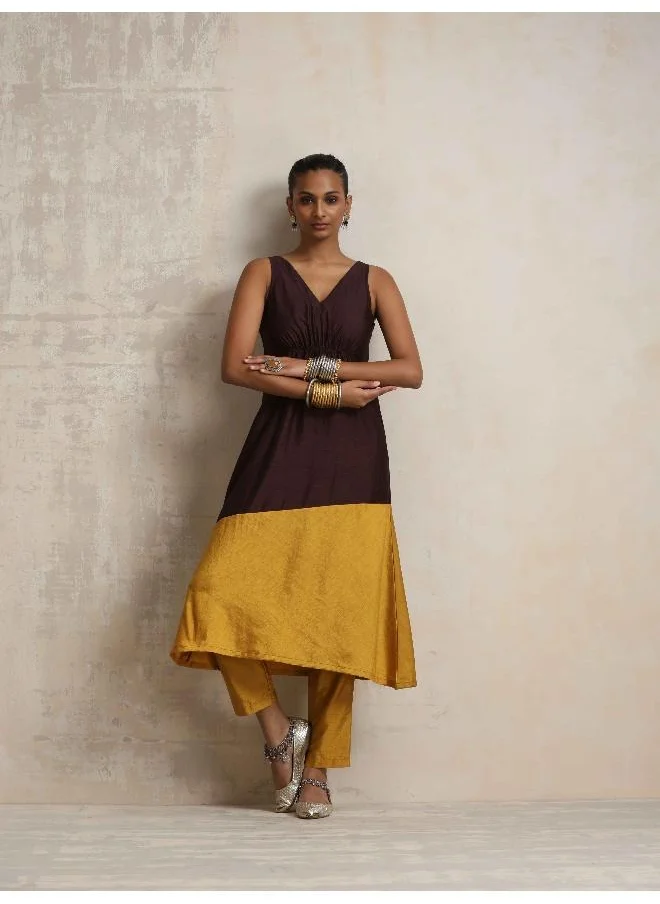 ترو برونز trueBrowns Cola Silk Kurta Set
