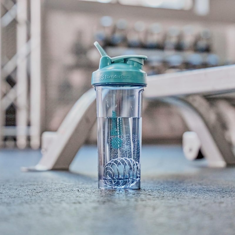 BlenderBottle Blender Bottle Shaker Pro Series Perfect for Protein Shakes and Pre Workout, 28-Ounce, Cerulean Blue - Image 5