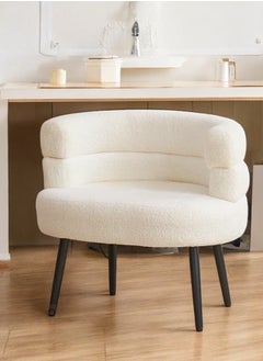 alimforyou Single chair, boucle fabric, modern design, made of the finest fabric, size 70*47 cm  - Image 1