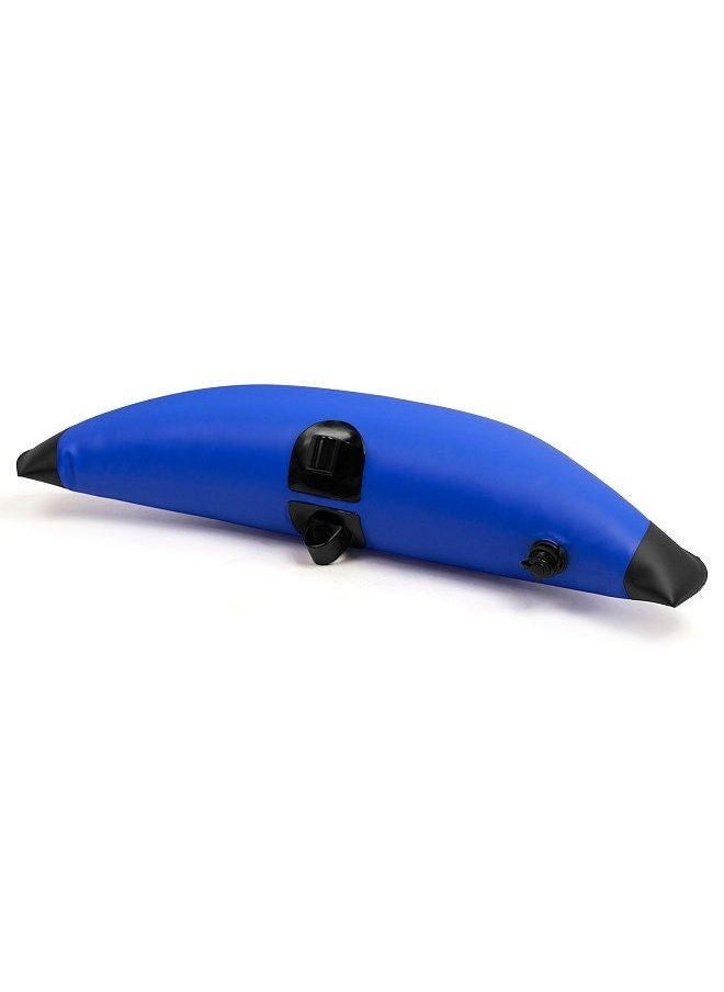 Generic Kayak PVC Inflatable Outrigger Kayak Canoe Fishing Boat Standing Float Stabilizer System Blue  - Image 1