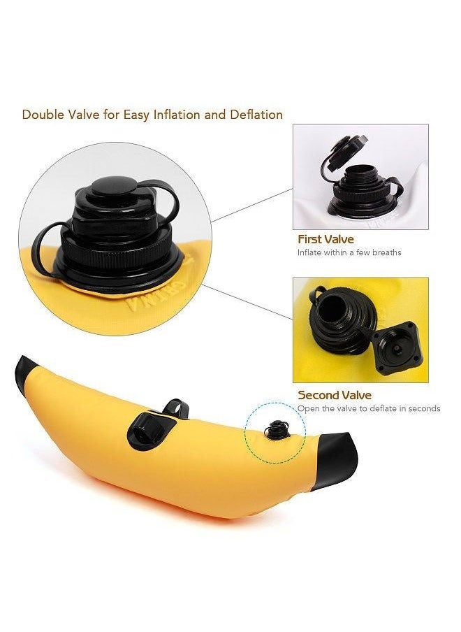 Generic Kayak PVC Inflatable Outrigger Kayak Canoe Fishing Boat Standing Float Stabilizer System Blue  - Image 2