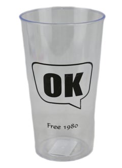 Generic Ok Print Large Cup With Lid And Straw, Kids Designer Sipper Cup With Leak Proof Lid, Toddlers White Tumbler Mugs Drink Ware - Capacity 320 ML, Pack Of 1  - Image 2