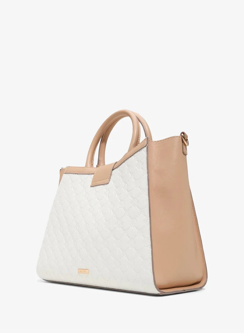 ALDO CRELALLY Self Patterned Tote Bag