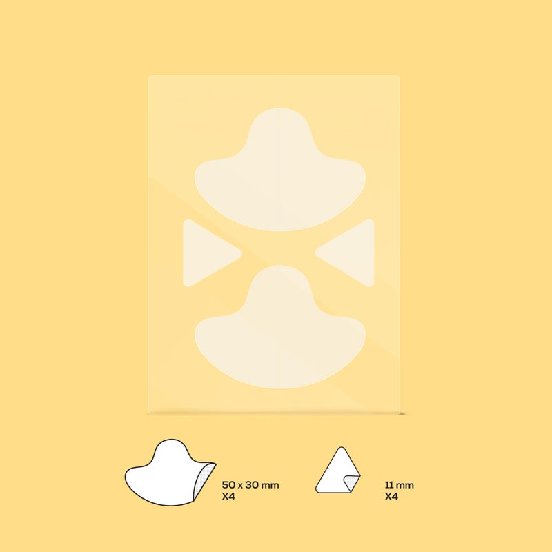 Hanhoo T-Zone Pore Patch, 4 Pore Patches and 4 Triangle Blemish Patches, Improves Look of Clogged Pores, Mattifies, Shrinks Pimples on T-Zone, Blackhead and Acne Treatment, Korean Skincare - Image 3