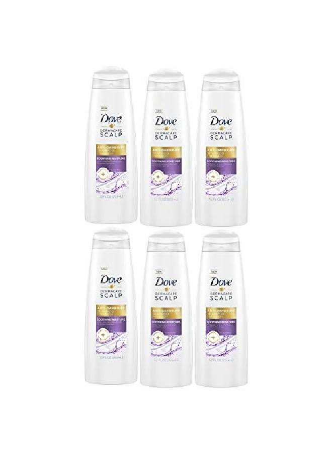 Dove شامبو ديرماكير لفروة الرأس مضاد للقشرة ترطيب مهدئ 12 أونصة عبوة من 6 - Image 2