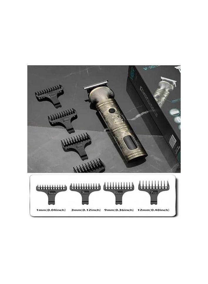 ماكينة حلاقة الشعر V-962 قابلة لإعادة الشحن - لحلاقة وتشذيب اللحية بدقة واحترافية تصميم عصري وخفيف الوزن - Image 2