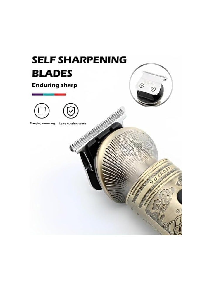 ماكينة حلاقة الشعر V-962 قابلة لإعادة الشحن - لحلاقة وتشذيب اللحية بدقة واحترافية تصميم عصري وخفيف الوزن - Image 4