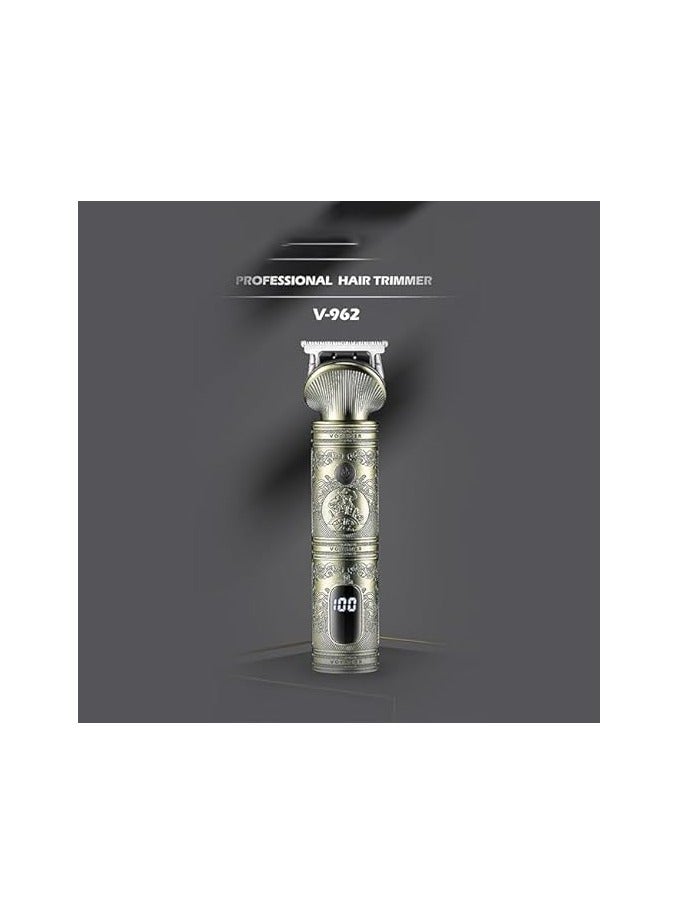 ماكينة حلاقة الشعر V-962 قابلة لإعادة الشحن - لحلاقة وتشذيب اللحية بدقة واحترافية تصميم عصري وخفيف الوزن - Image 5