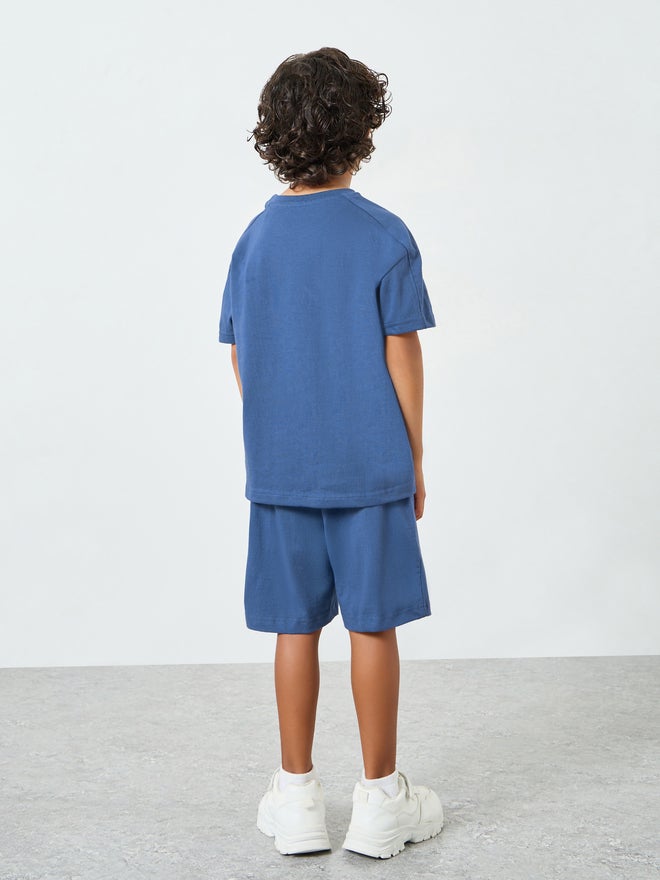 Styli Boys Printed Oversized T-Shirt and Shorts Set - Image 5