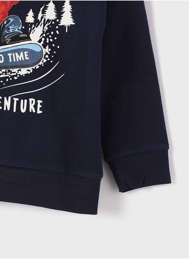 Comfortable Fit Hooded Boy's Sweatshirt - pzsku/Z075105D33F164570D23EZ/45/_/1735652079/4583463b-72b2-4f87-8690-63c8e340c14d