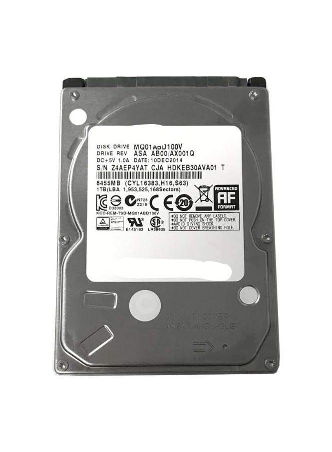 1TB 2.5" SATA Notebook Hard Drive 5400RPM 8MB Cache – Reliable Storage - Image 1