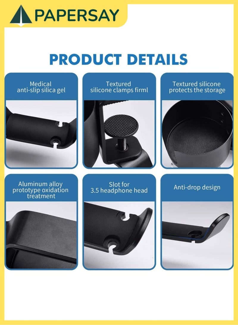  طائرة ورقية فائدة نموذج يتعلق اثنين في واحد مكتب حامل كأس مع سماعة هوك ، الذي هو مناسبة لأنّ دفقة برهان حامل كأس على طاولة أو طاولة . - Image 4