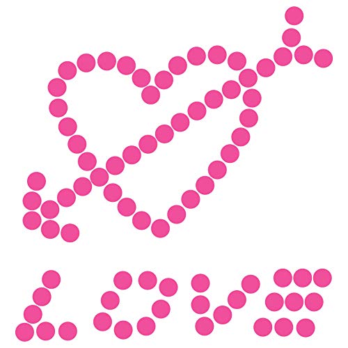 PARLAIM 1050 3/4" Round Color Coding Circle Dot Label Stickers, 15 Sheets, 0.75 inch Fluorescent Pink - Image 3