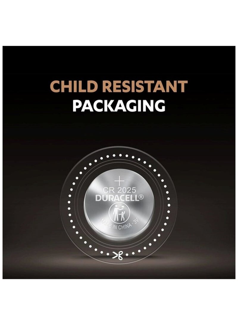 دوراسيل 2-Pieces Duracell CR2025 Lithium 3V Batteries  - Image 2