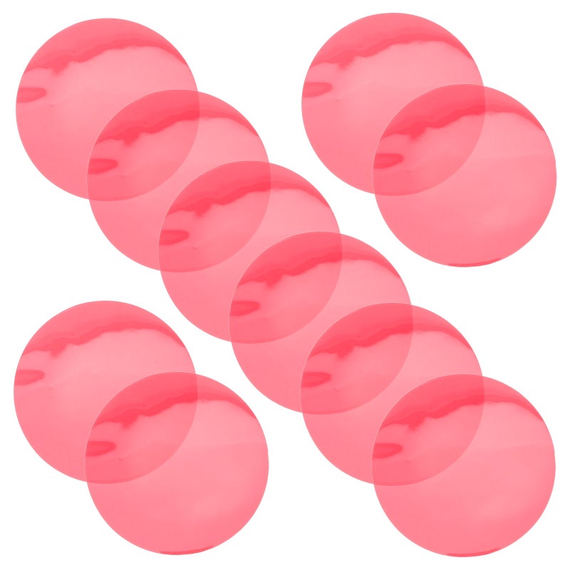10pcs Gel Filters For Lighting - Red Warm Light Gel Sheets Self-Adhesive Film - Stage Lighting Filters For Theatre Classroom Photography Party - Image 1