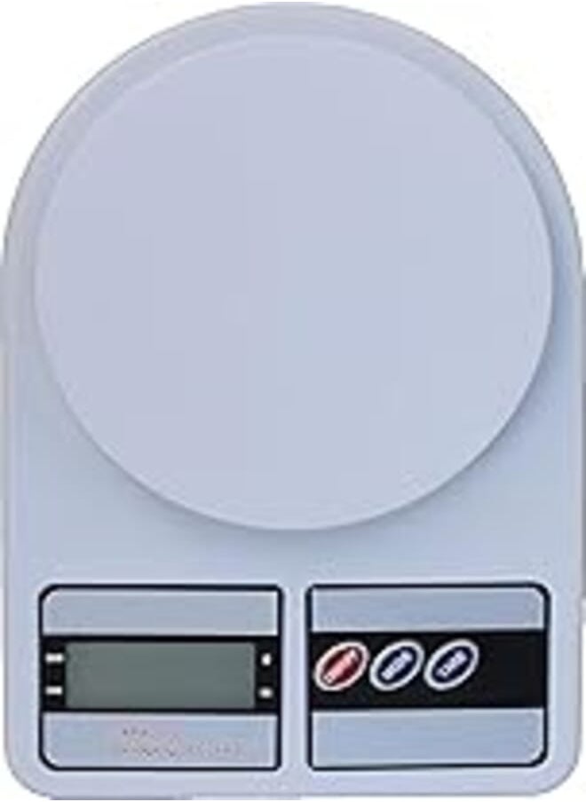 Generic - beatXP Kitchen Scale Multipurpose Portable Electronic Digital Weighing Scale | Weight Machine With Back light LCD Display | White |10 kg | 2 Year Warranty - Image 1