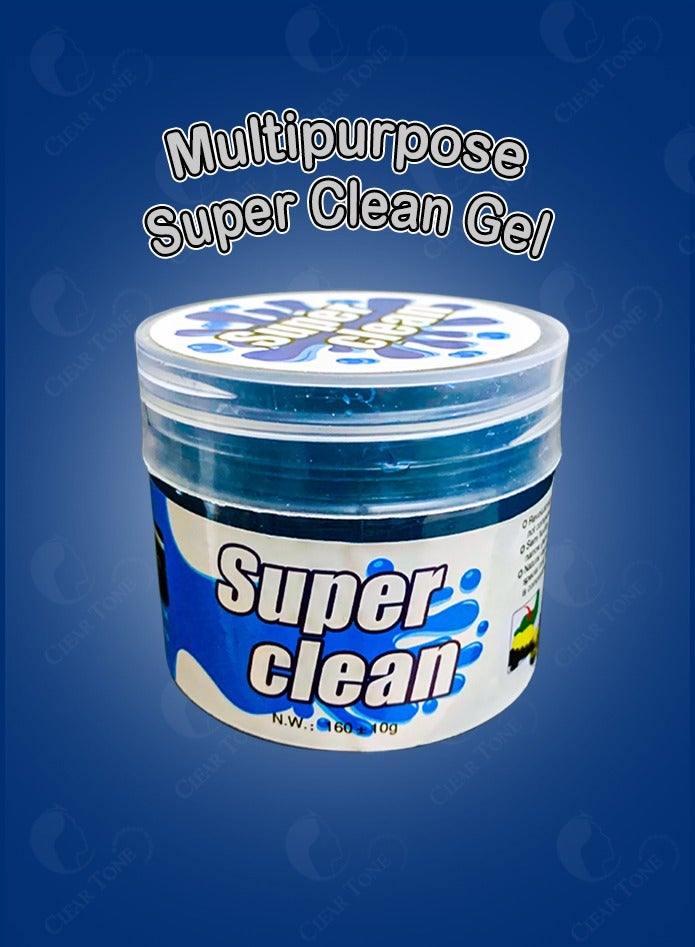 Very Handy Super Clean Gel Remove The Dust From Car Interior Like AC Vents I Dashboard I Steering Wheel I Laptop I Keyboard I Electronic Devices I Household Items and Office Supplies I Blue Color - Image 1