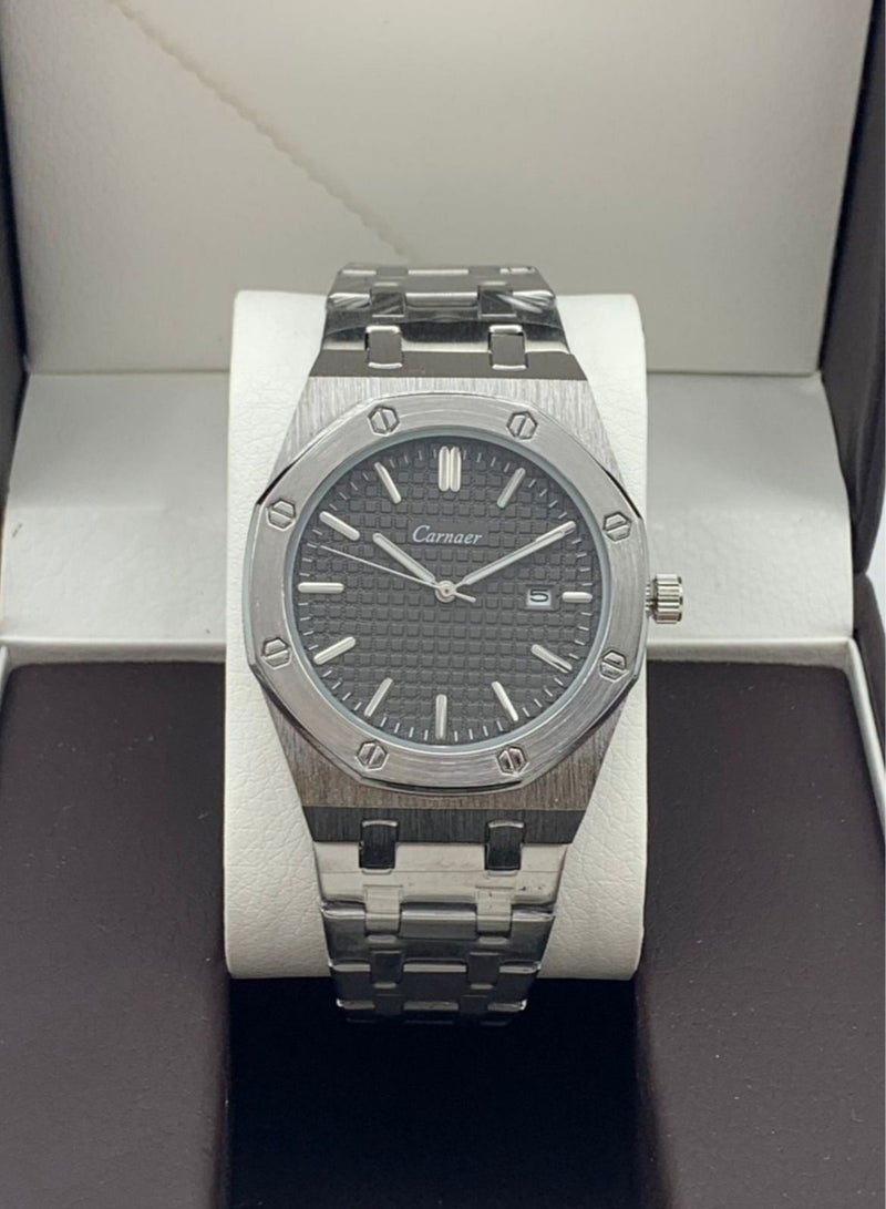 Men's watch against water, steel