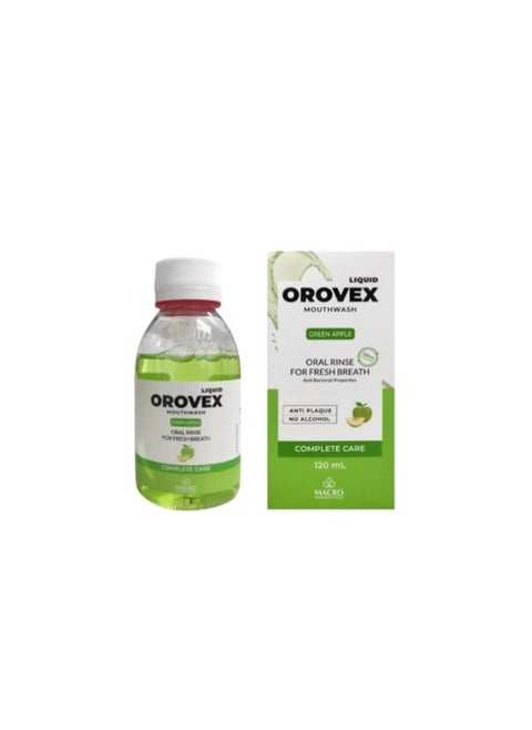 Orovex Mouthwash Green Apple 120ml
