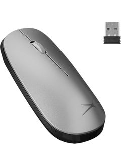 ALTECO Altec Lansing ALBM7305 Silver 2.4ghz USB 1600DPI Wireless Mouse with Alkaline Battery  - Image 1