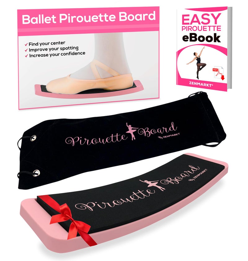 Zenmarkt Ballet Turning Board for Dancers - Figure Skating Ballet Dance Turning Pirouette Board by Improve Balance and Turns - Training Equipment for Dancers, Ice skaters, Gymnasts and Cheerleaders - Image 1