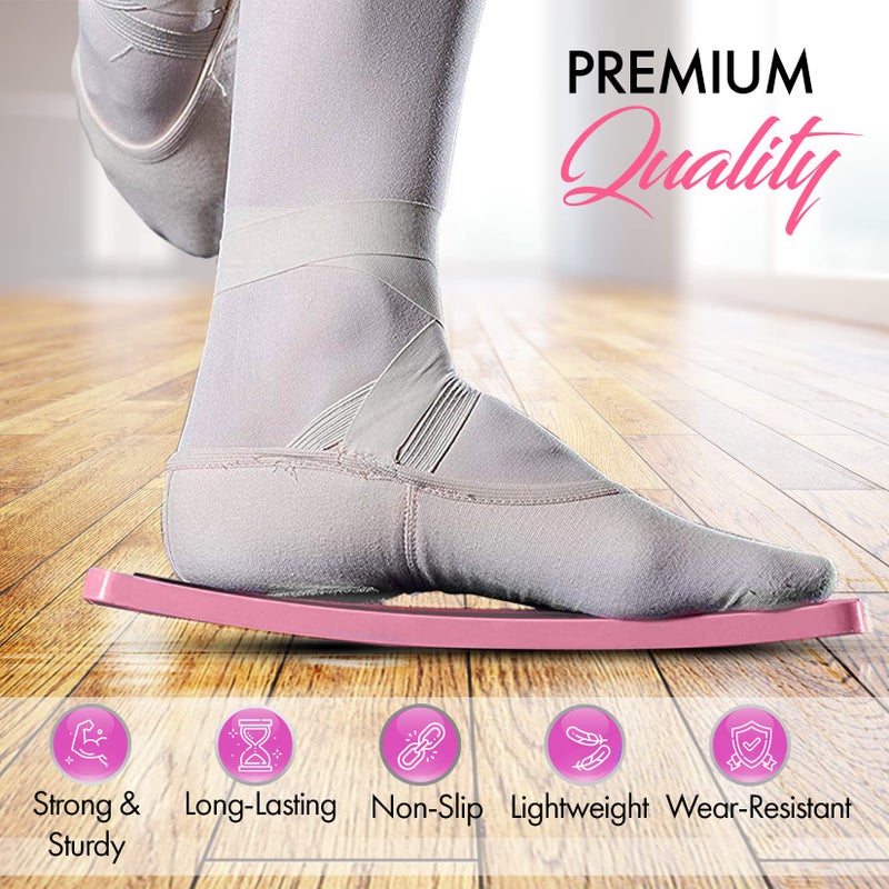 Zenmarkt Ballet Turning Board for Dancers - Figure Skating Ballet Dance Turning Pirouette Board by Improve Balance and Turns - Training Equipment for Dancers, Ice skaters, Gymnasts and Cheerleaders - Image 2
