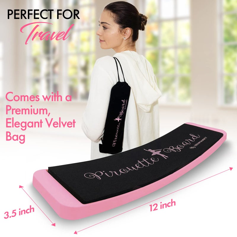 Zenmarkt Ballet Turning Board for Dancers - Figure Skating Ballet Dance Turning Pirouette Board by Improve Balance and Turns - Training Equipment for Dancers, Ice skaters, Gymnasts and Cheerleaders - Image 5