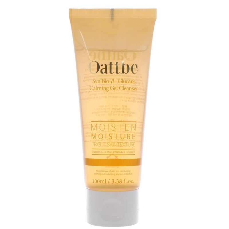 Oattbe Syn Bio Beta Glucan Gentle Gel Face Cleanser Premium Korean Sensitive Skin Face Wash With 5 Weights of Hyaluronic Acid 100 ml