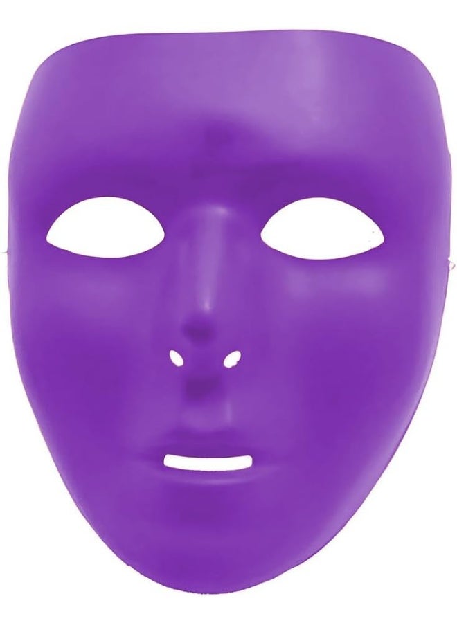 Amscan Full Face Mask, Party Accessory, Purple - Image 1
