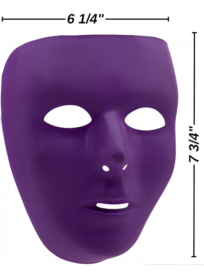 Amscan Full Face Mask, Party Accessory, Purple - Image 2