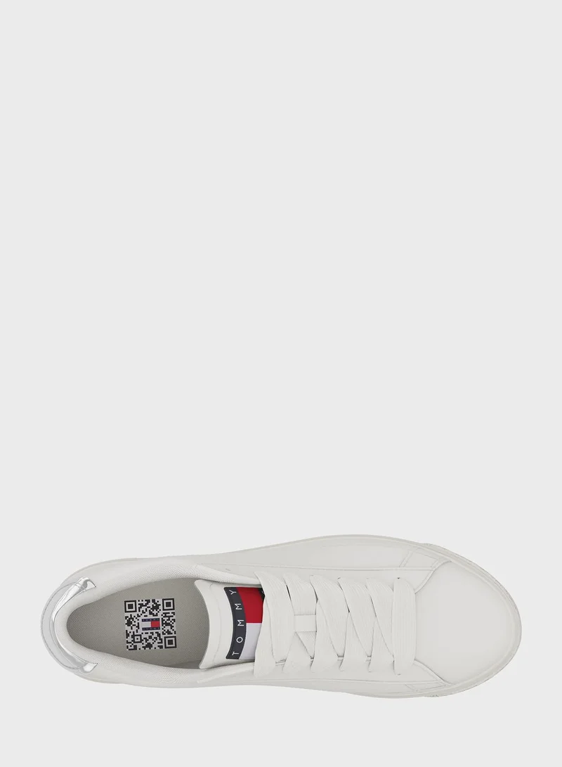 TOMMY JEANS Vulcanized Lace Up Sneakers