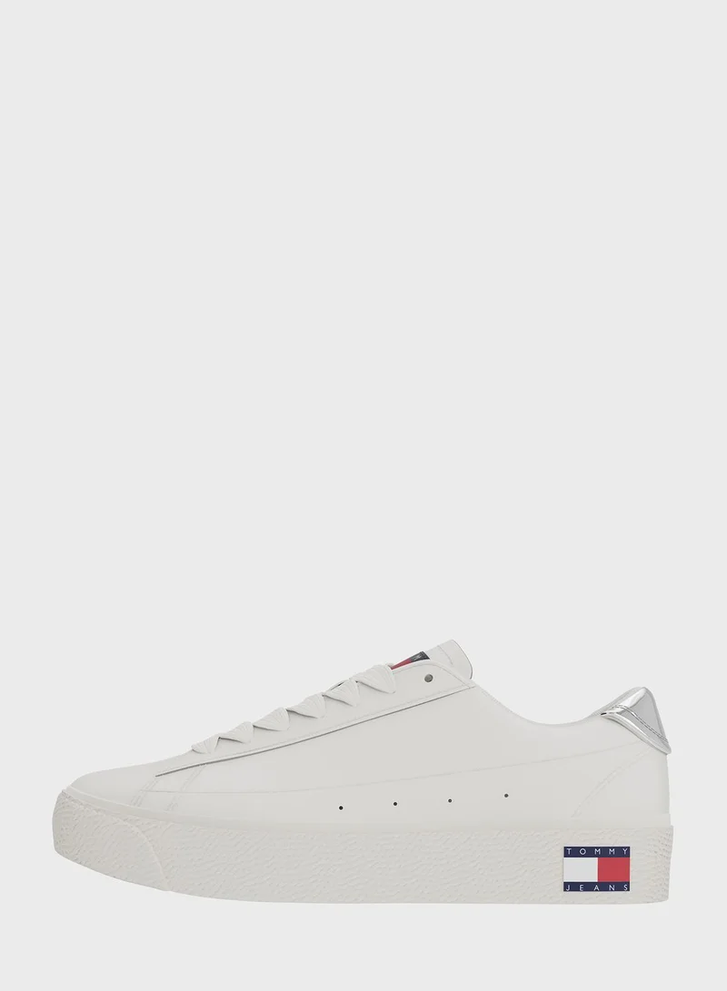 TOMMY JEANS Vulcanized Lace Up Sneakers