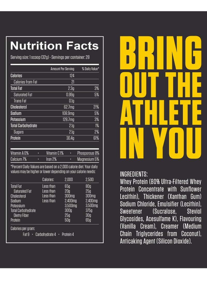 FUEL-UP by Kcal - Pro Whey Protein Gourmet Vanilla - Image 1