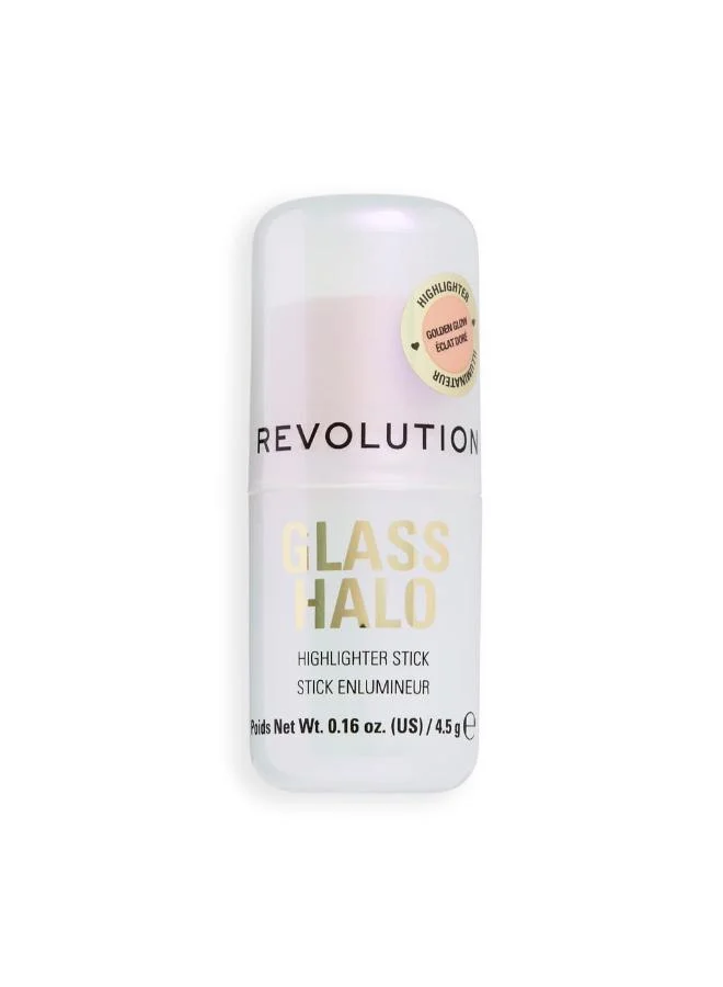 Revolution Glass Halo Highlighter Stick Golden Glow
