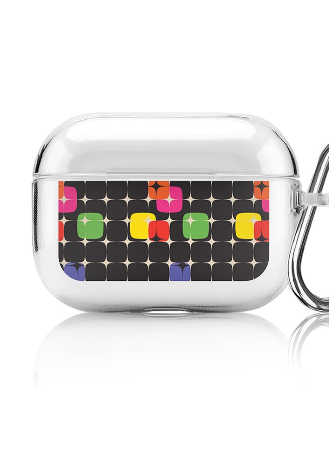 Stylizedd Classic Clear printed Case for Apple AirPods Pro 2nd Generation Thin Transparent Cover [Designed for Apple AirPods Pro 2nd Generation] - 70's Star - Image 1