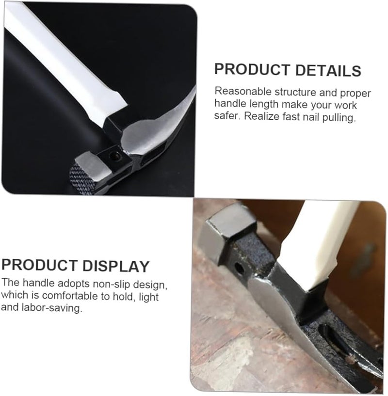 Carbon Steel Claw Hammer with Non Skid Handle for Home Repair and Woodworking - Image 3