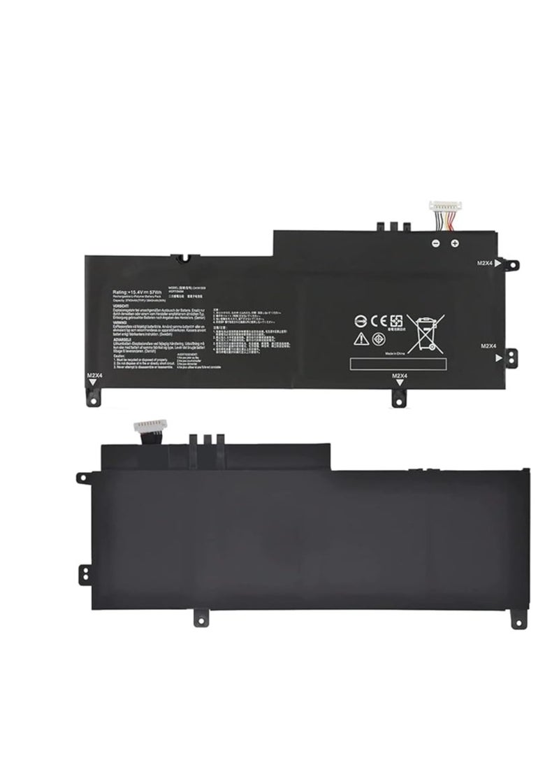 Terabyte Compatible C41N1809 Laptop Battery for Asus Zenbook Flip 15 UX562 UX562FN UX562FD UX562FD-A1003T UX562FDX UX562FDX-A1007R UX562FN Q536F Q536FD Q536FD Q536FD Q5366 FD-BI7Tmeeting meeting 15 15.4V 57Wh 4Cell - Image 4