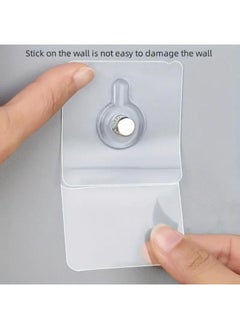 Generic Wall Stickers Set Of 5 Hooks, Self-Adhesive Transparent Hooks, Waterproof And Anti-Scratch, Suitable For Photos, Paintings, Watches  - Image 5
