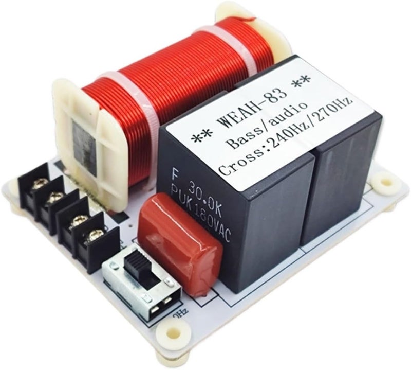 1 PCS 400W 240/270Hz Subwoofer Home Theater HiFi Bass Audio Woofer Crossover Frequency Divider - Image 1